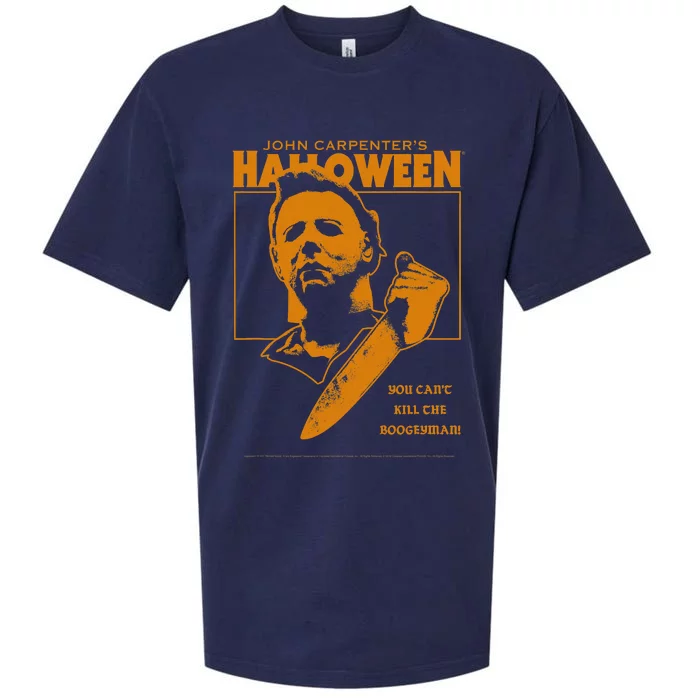 Halloween You Cant Kill The Boogeyman! Sueded Cloud Jersey T-Shirt