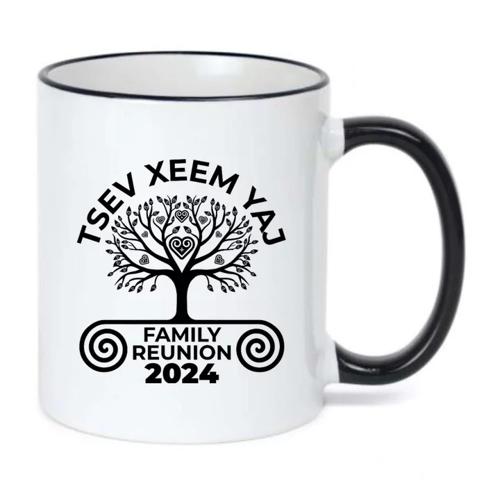 Hmong Yang Family Reunion 2024 Urban Spirits Apparel Black Color Changing Mug