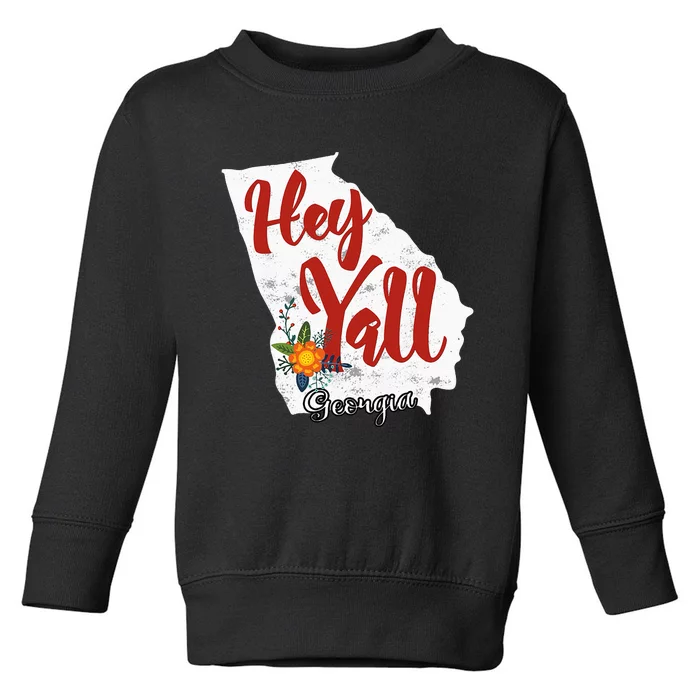 Hey YaLl Georgia Toddler Sweatshirt