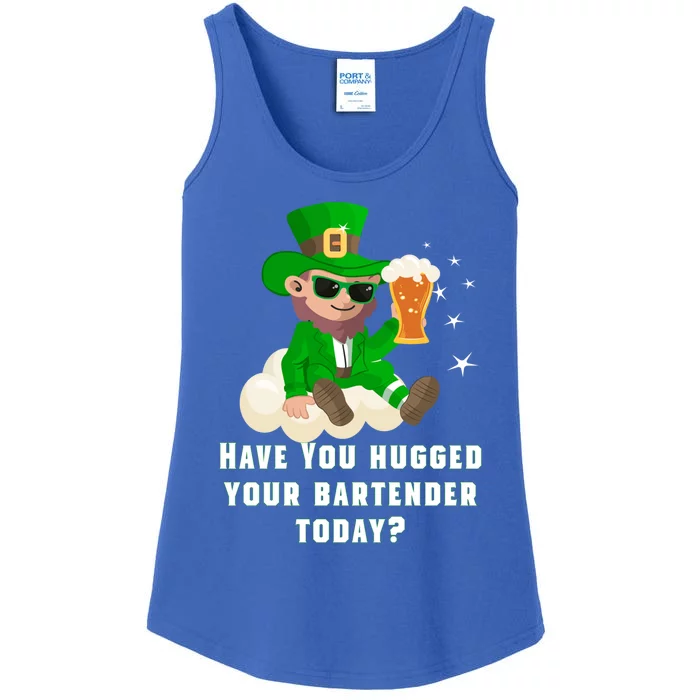 Have You Hugged Your Bartender Today? St Patricks Day Great Gift Ladies Essential Tank