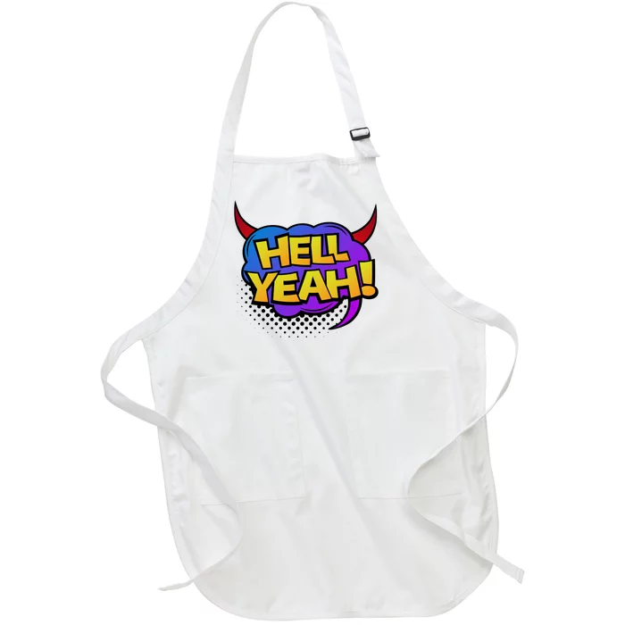 Hell Yeah Full-Length Apron With Pocket