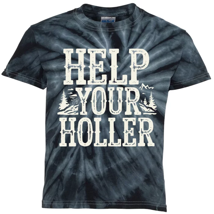 Help Your Holler – Support Appalachia Neighbors Kids Tie-Dye T-Shirt