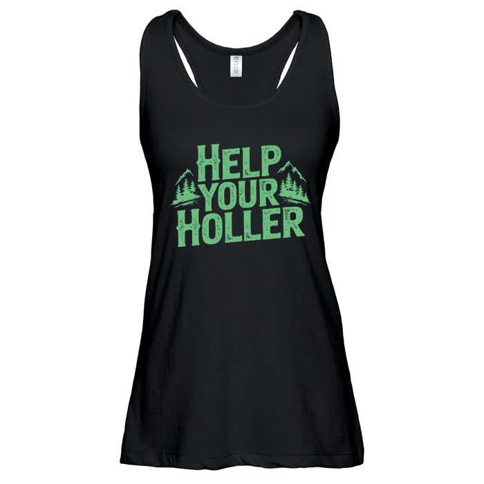 Help Your Holler – Support Appalachia Neighbors Ladies Essential Flowy Tank