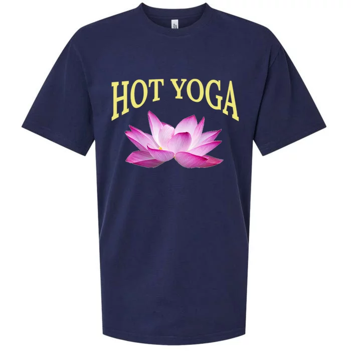 Hot Yoga Instructors / Lotus Hot Yoga Instructor Design Gift Sueded Cloud Jersey T-Shirt