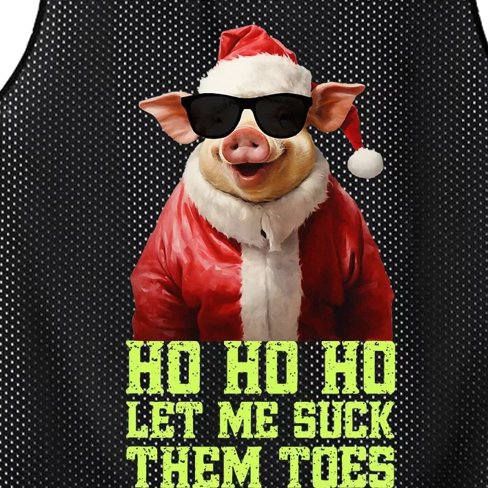 Hell Yeah I Suck Toes Weird Festive Embarrassing Christmas Mesh Reversible Basketball Jersey Tank