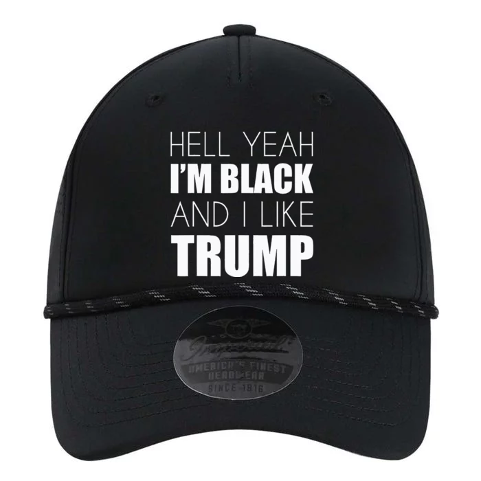 Hell Yeah IM Black And I Like Trump Elect Trump 2020 Performance The Dyno Cap