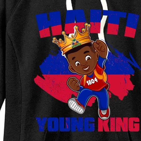 Haiti Young King 1804 Haiti Haitian Independence Women's Fleece Hoodie