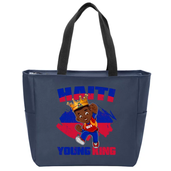 Haiti Young King 1804 Haiti Haitian Independence Zip Tote Bag