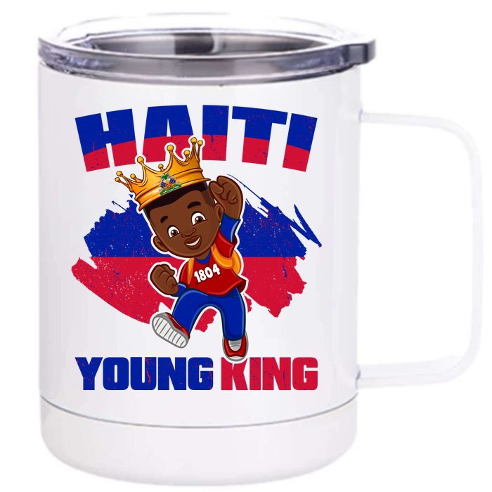 Haiti Young King 1804 Haiti Haitian Independence Front & Back 12oz Stainless Steel Tumbler Cup