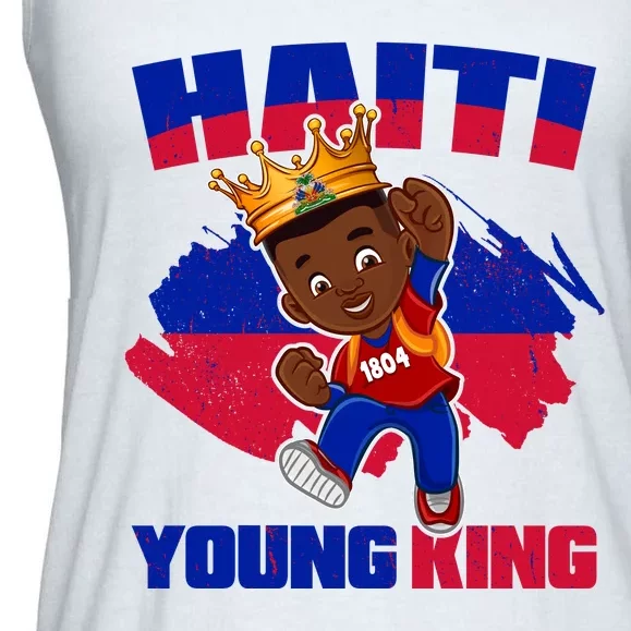 Haiti Young King 1804 Haiti Haitian Independence Ladies Essential Flowy Tank