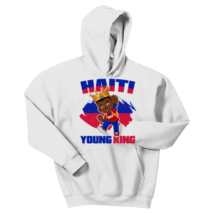 Haiti Young King 1804 Haiti Haitian Independence Kids Hoodie