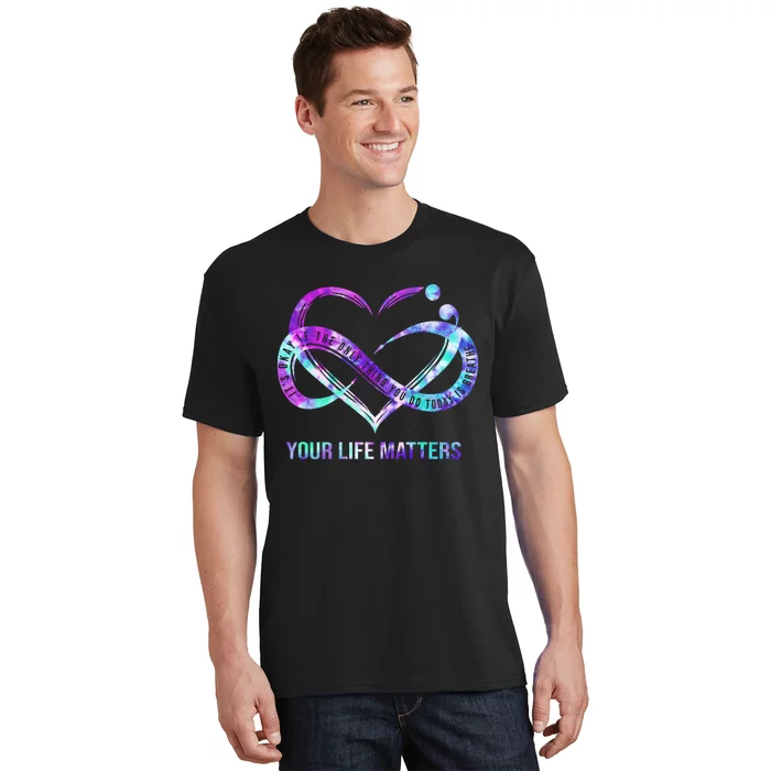 Heart Your Life Matters Suicide Prevention Awareness T-Shirt