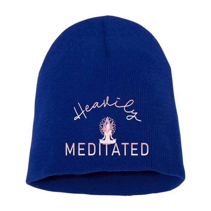 Heavily Yoga Meditated Gift Short Acrylic Beanie