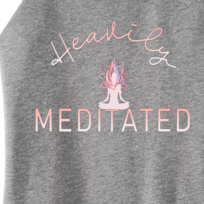 Heavily Yoga Meditated Gift Women’s Perfect Tri Rocker Tank