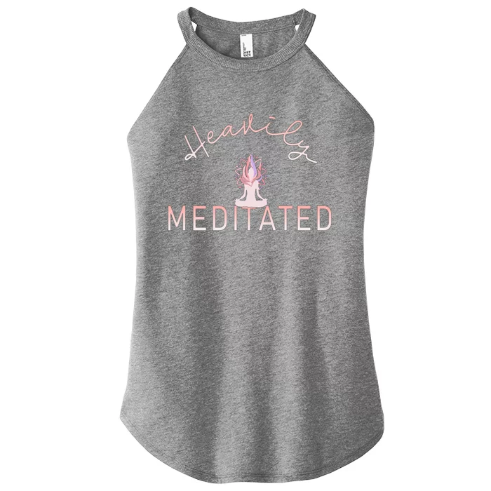 Heavily Yoga Meditated Gift Women’s Perfect Tri Rocker Tank