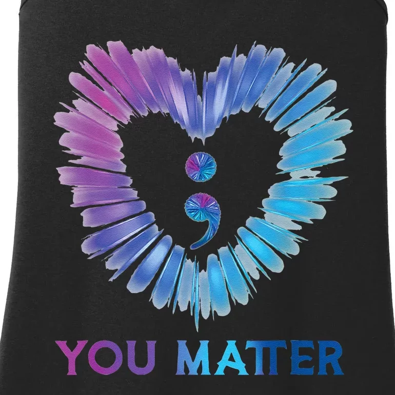 Heart You Matter 988 Suicide Prevention Awareness Ladies Essential Tank