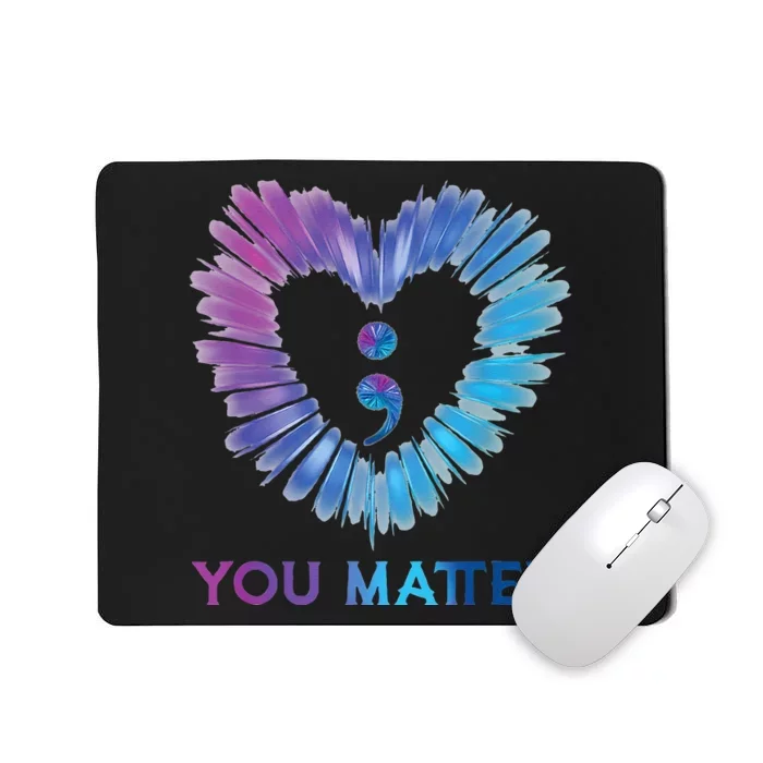 Heart You Matter 988 Suicide Prevention Awareness Mousepad