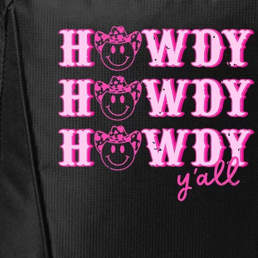 Howdy Y'all Rodeo Western Country Southern Cow Cow City Backpack