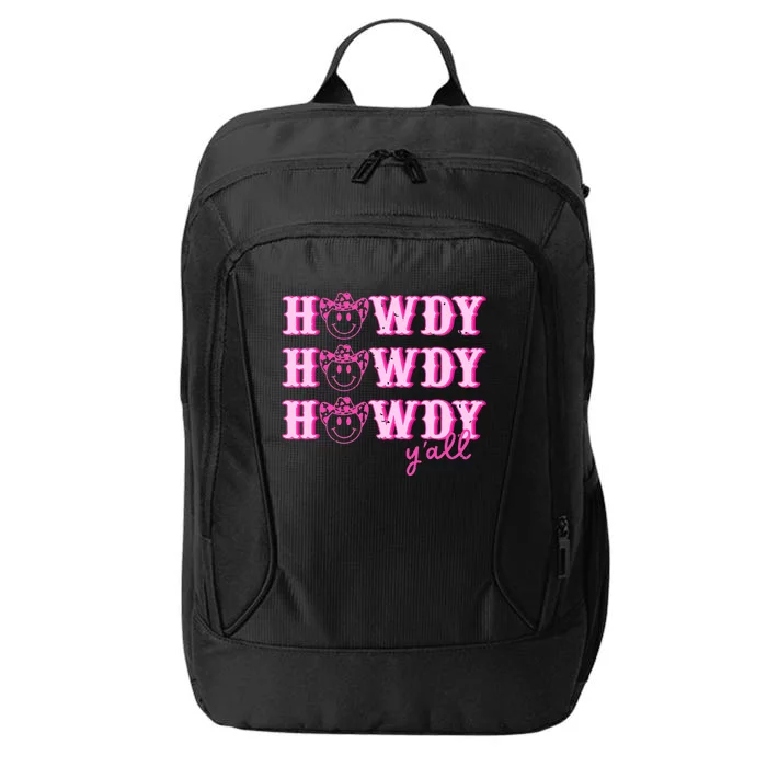 Howdy Y'all Rodeo Western Country Southern Cow Cow City Backpack