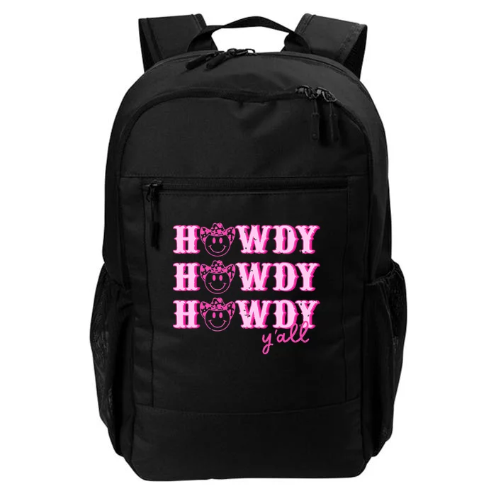 Howdy Y'all Rodeo Western Country Southern Cow Cow Daily Commute Backpack