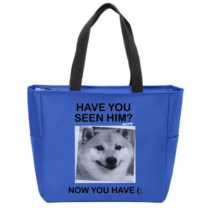 Have You Seen Him Zip Tote Bag