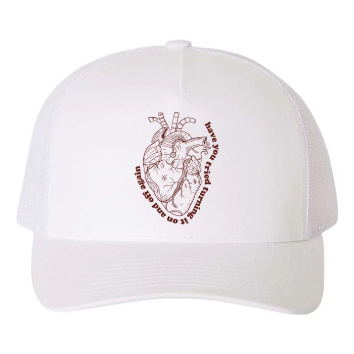 Have You Tired Heart Anatomy Cardiac Surgeon Yupoong Adult 5-Panel Trucker Hat