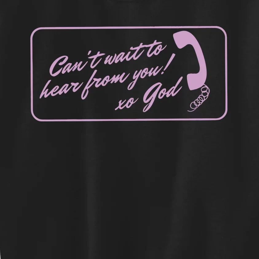 Have You Talked To God Lately Oversized Christian God Kids Sweatshirt