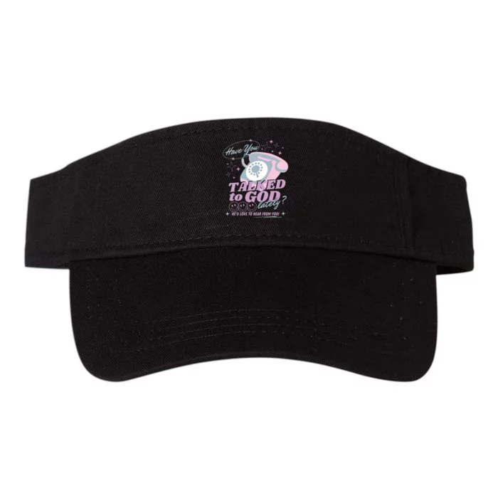 Have You Talked To God Lately Oversized Christian God Valucap Bio-Washed Visor