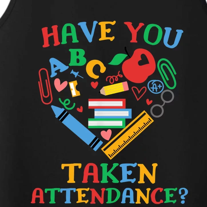 Have You Taken Attendance Funny Attendance Clerk School Performance Tank