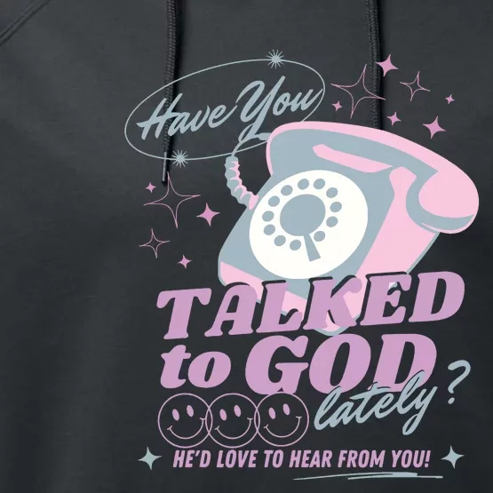 Have You Talked To God Lately Oversized Christian God Jesus Performance Fleece Hoodie