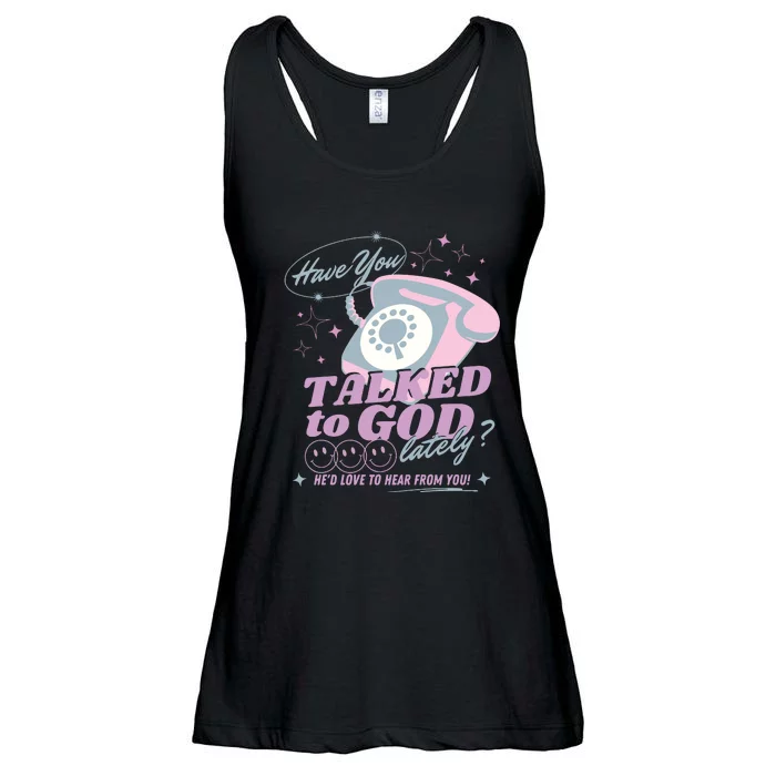 Have You Talked To God Lately Oversized Christian God Jesus Ladies Essential Flowy Tank