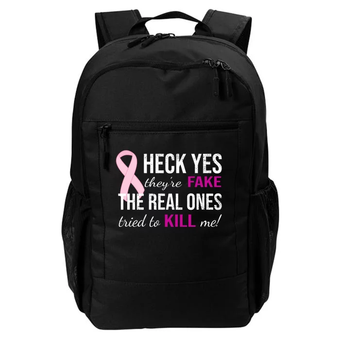 Heck Yes They're Fake The Real Ones Tried To Scare Me! Daily Commute Backpack