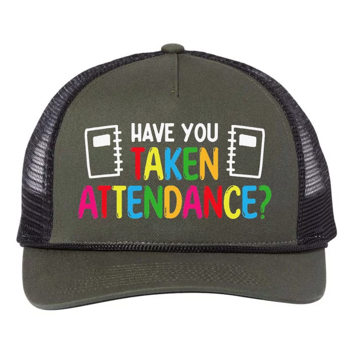 Have You Taken Attendance Attendance Clerk Back To School Retro Rope Trucker Hat Cap