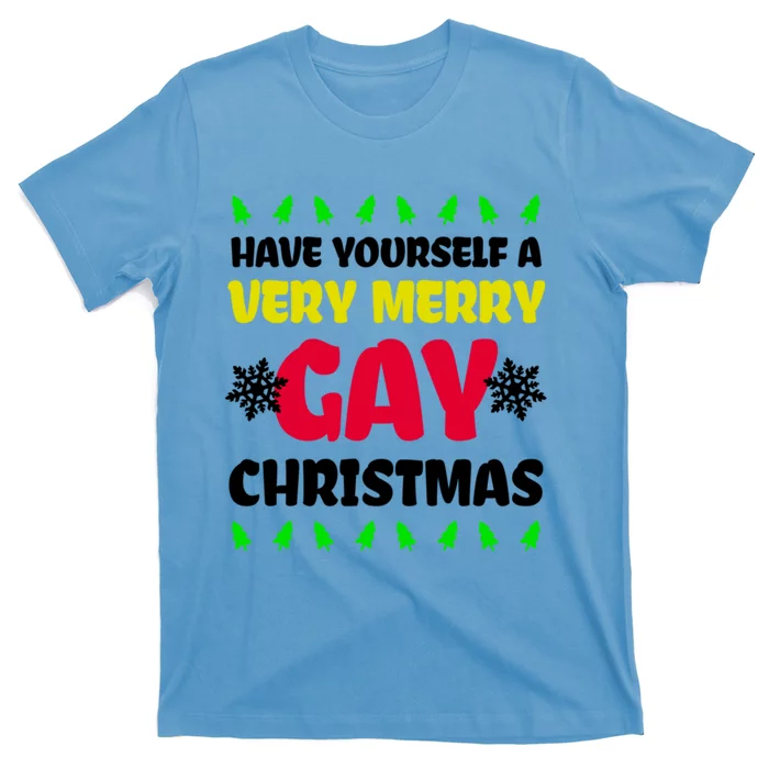 Have Yourself Very Merry Design Gay Christmas Gift T-Shirt