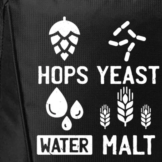 Hops Yeast Water Malt Beer Gift City Backpack