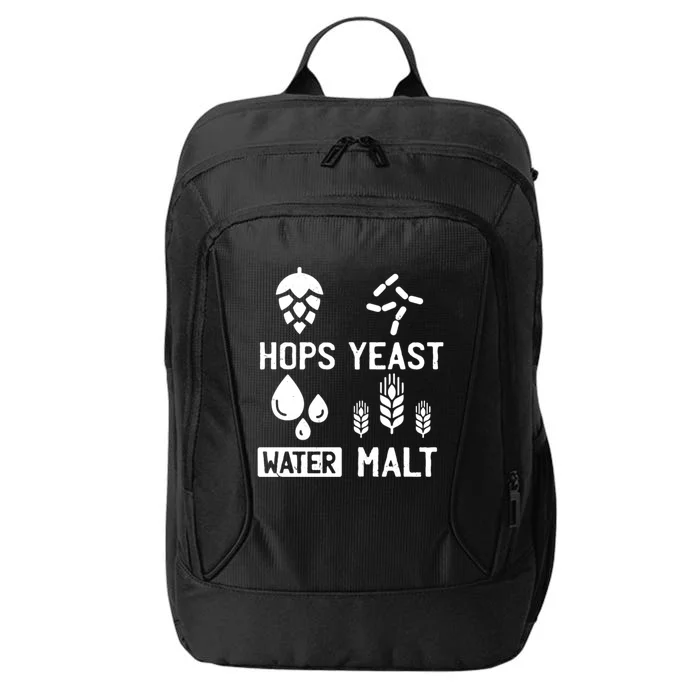 Hops Yeast Water Malt Beer Gift City Backpack