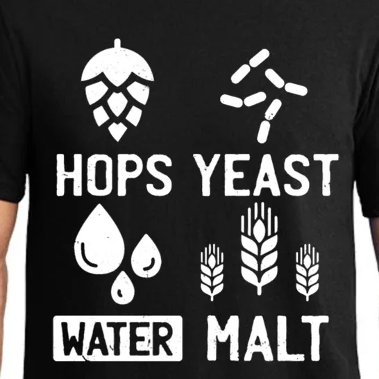 Hops Yeast Water Malt Beer Gift Pajama Set