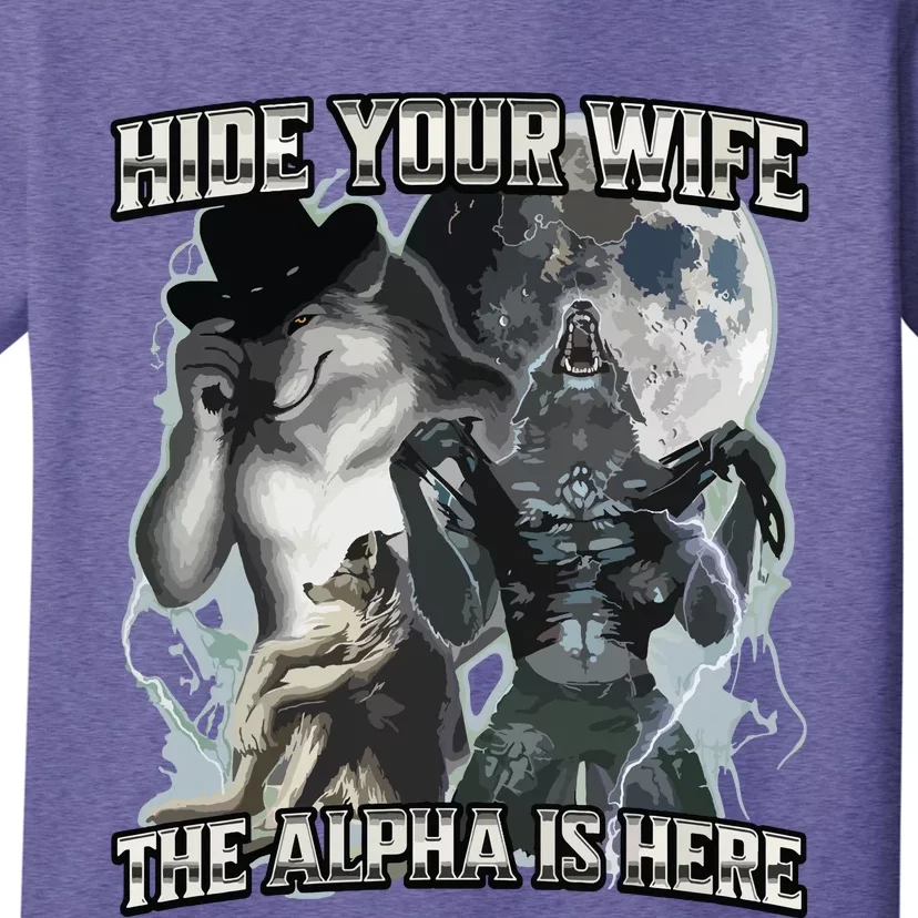 Hide Your Wife The Alpha Is Here T-Shirt