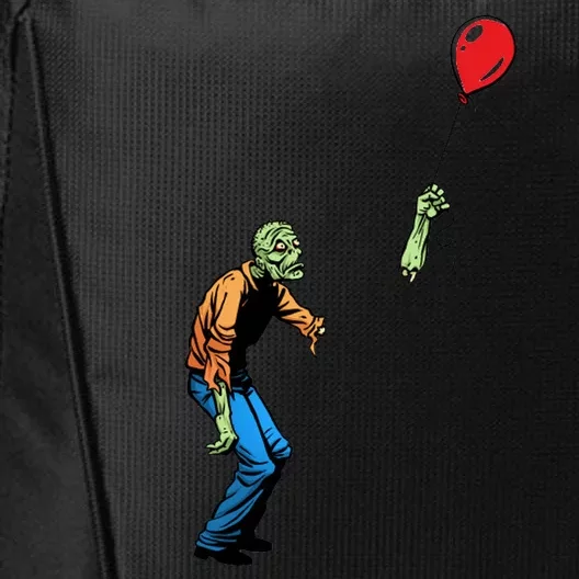 Halloween Zombie Balloon Funny Cut Off Arm City Backpack