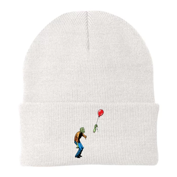 Halloween Zombie Balloon Funny Cut Off Arm Knit Cap Winter Beanie