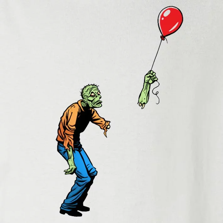 Halloween Zombie Balloon Funny Cut Off Arm Toddler Long Sleeve Shirt