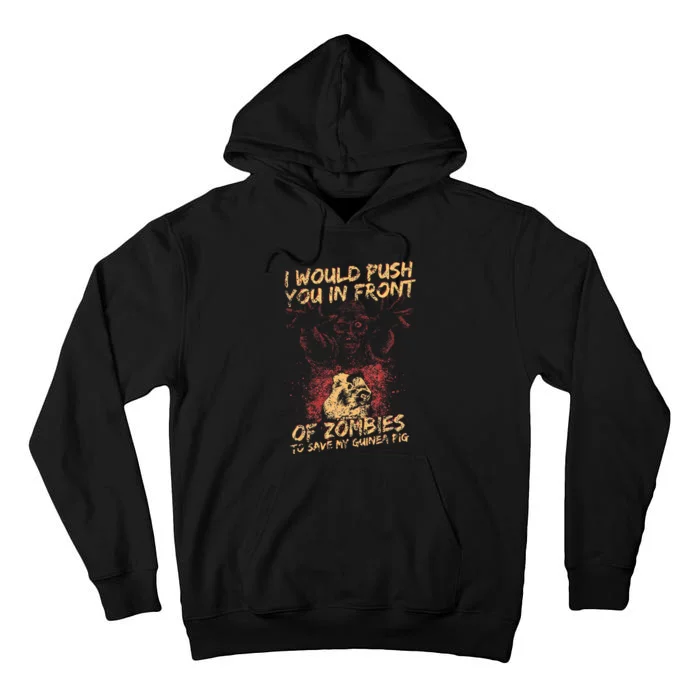 Halloween Zombie Guinea Pig Gift Tall Hoodie