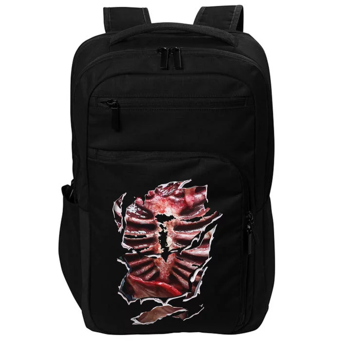 Halloween Zombie Gore DIY Costume Impact Tech Backpack