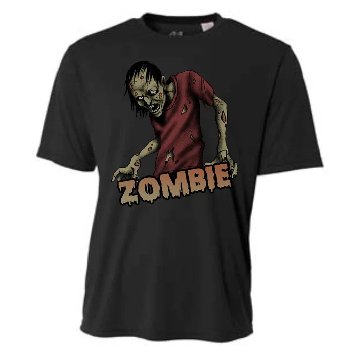 Horror Zombie Halloween Cooling Performance Crew T-Shirt