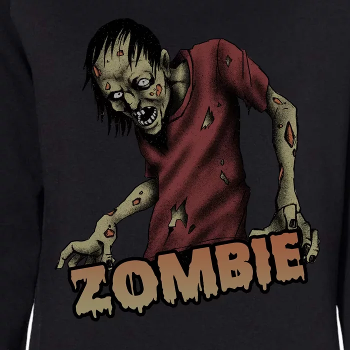 Horror Zombie Halloween Womens California Wash Sweatshirt