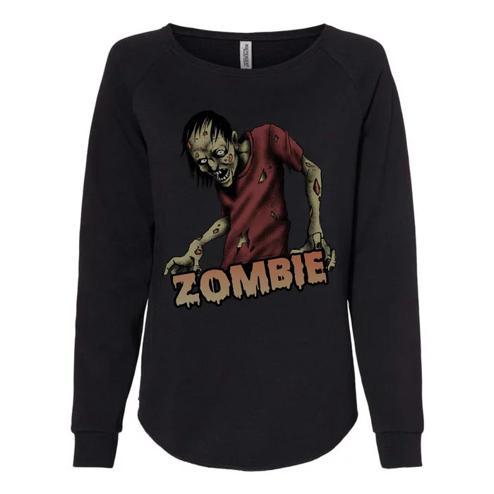 Horror Zombie Halloween Womens California Wash Sweatshirt