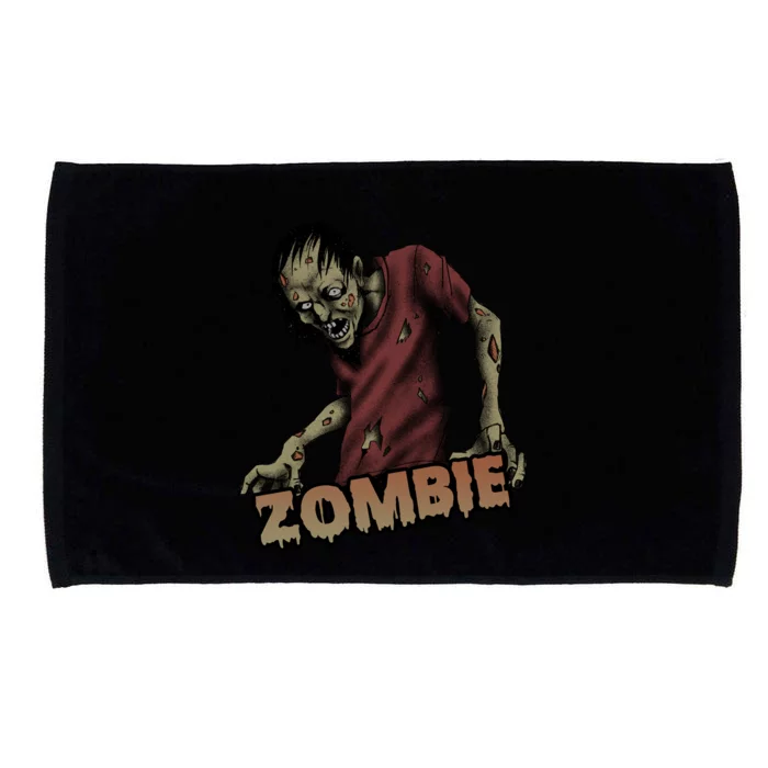 Horror Zombie Halloween Microfiber Hand Towel