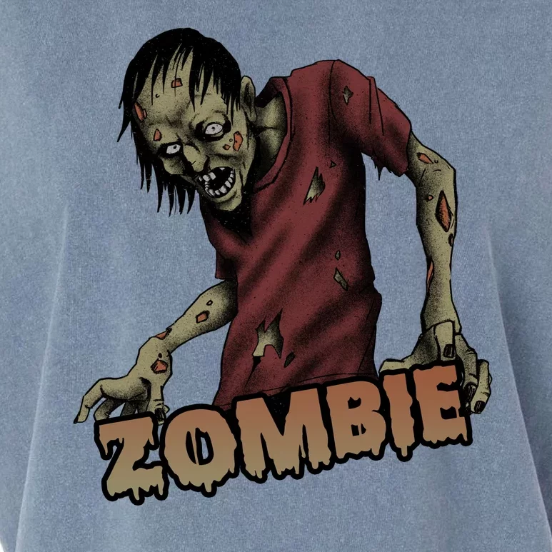 Horror Zombie Halloween Garment-Dyed Women's Muscle Tee