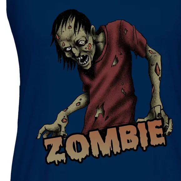 Horror Zombie Halloween Ladies Essential Flowy Tank