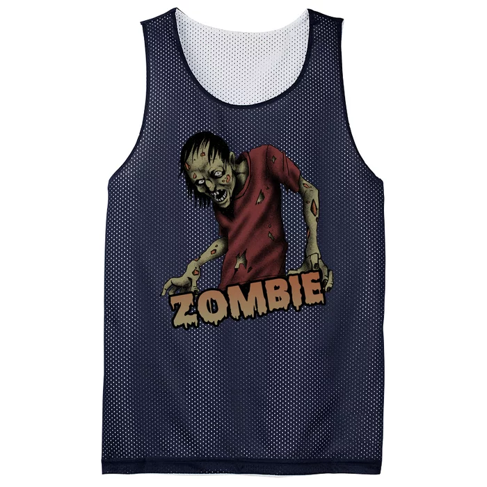 Horror Zombie Halloween Mesh Reversible Basketball Jersey Tank